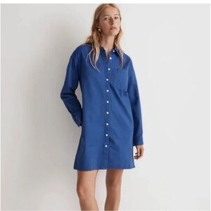 Madewell Blue Shirt Dress